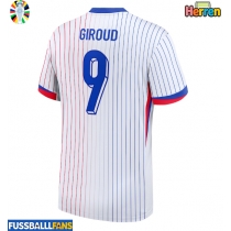 Frankreich Olivier Giroud #9 Auswärtstrikot EM 2024 Kurzarm